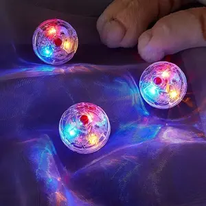 1/2/3pcs Cat Flashing Ball Toys LED Motion Activated Cat Ball Toy For Cats To Play With To Their Heart's Content