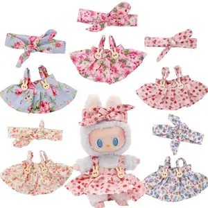 Clothes for Labubu, Outfit for Labubus, Style Set for 15-17cm Labubu Dolls Personality Adorable Dolls Clothes Accessories
