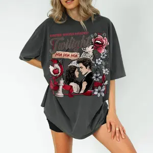 Retro Vintage Twilight TShirt, Twilight Fans Tee, Vampires Wolves Romance TShirt, Gift For Book Lover Twilight Saga Comic Retro