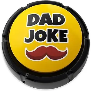 Ultimate Gift for Father's. Dad Joke Button with Tons of Funny Dad Jokes | Novelty Talking Button Present