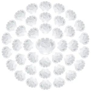 200 Pack Eyelashes Extension Volume Lashes Fan Blossom Cups, Glue Holder and Lash Organizer Supplies Tools