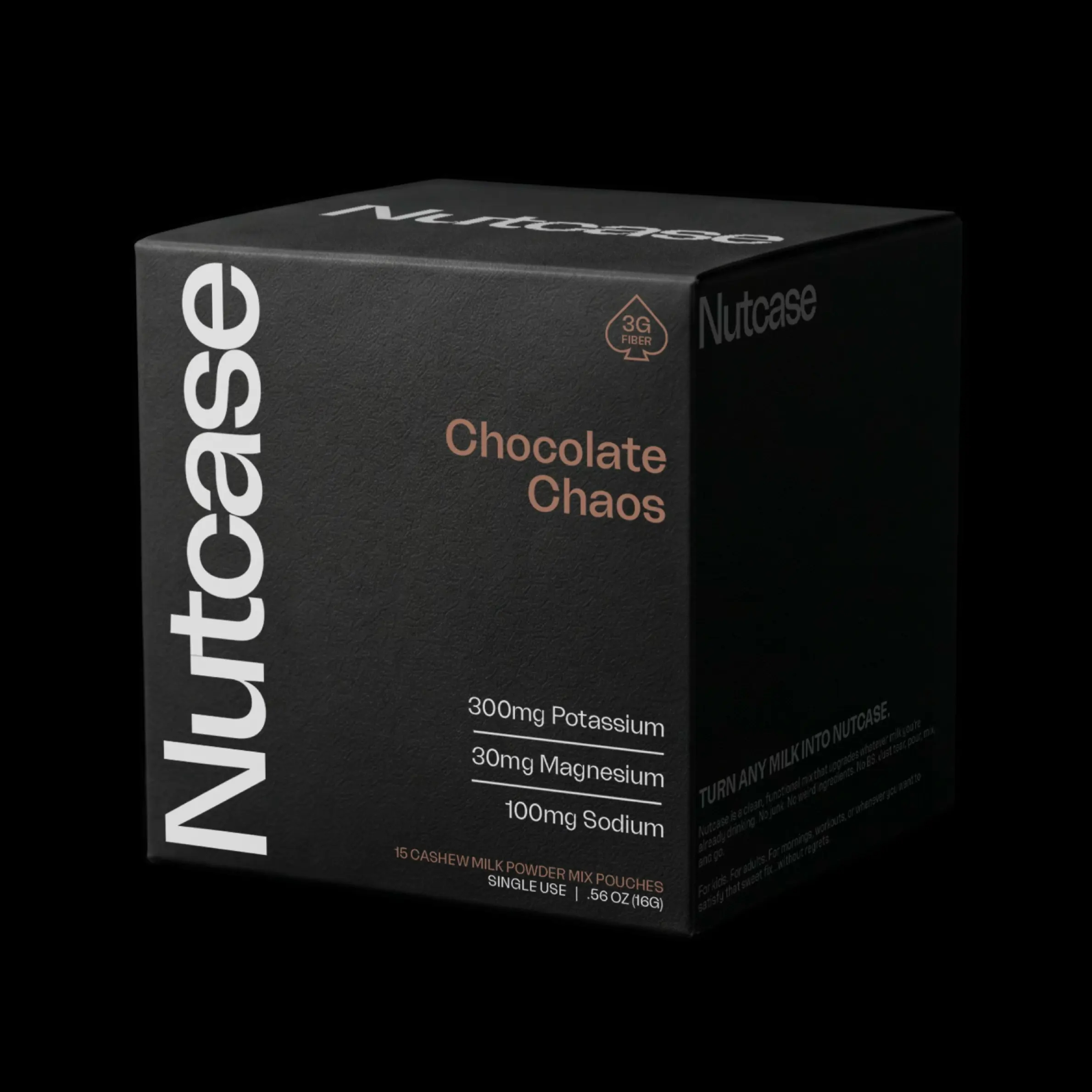 NUTCASE MILK POWDER with Electrolytes & Fiber, Non-Dairy, Plant-Based, Cashew Milk