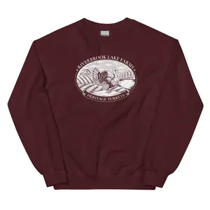 "Riverbrook Lake Farms - Heritage Turkeys" Unisex Sweatshirt - *LIMITED TIME - THANKSGIVING* Classic A Classic Soft Athletic Pullover