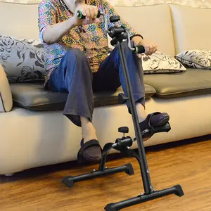 Elderly Exercise Bike, Pedal Exerciser Bike, Hand Arm Leg Knee Peddler, Adjustable Fitness Equipment for Seniors, Elderly Home Pedal Exercise Bike for Total Body