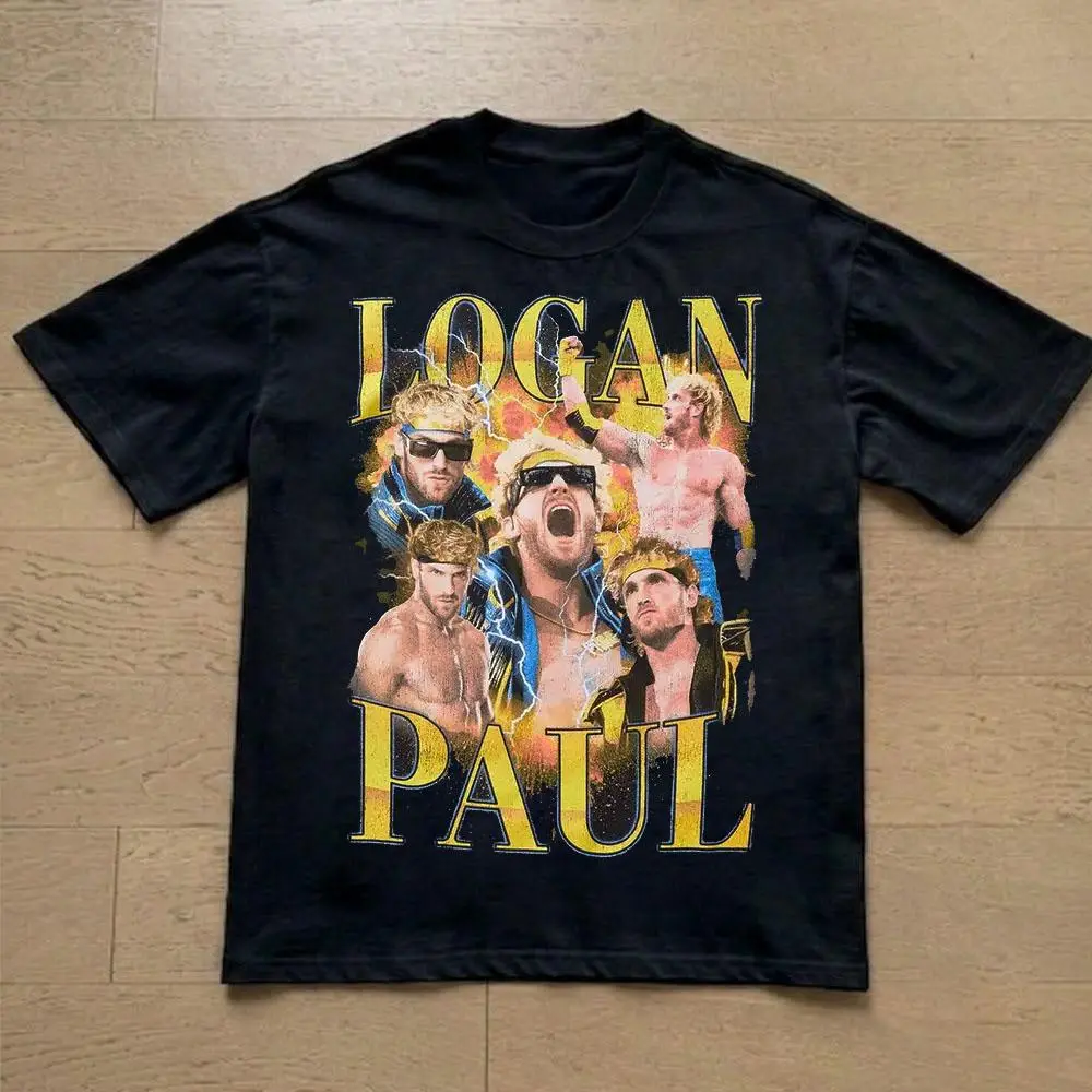 Logan Paul Wrestling T-Shirt, Vintage WWE Graphic Tee, Unisex Heavy Cotton
