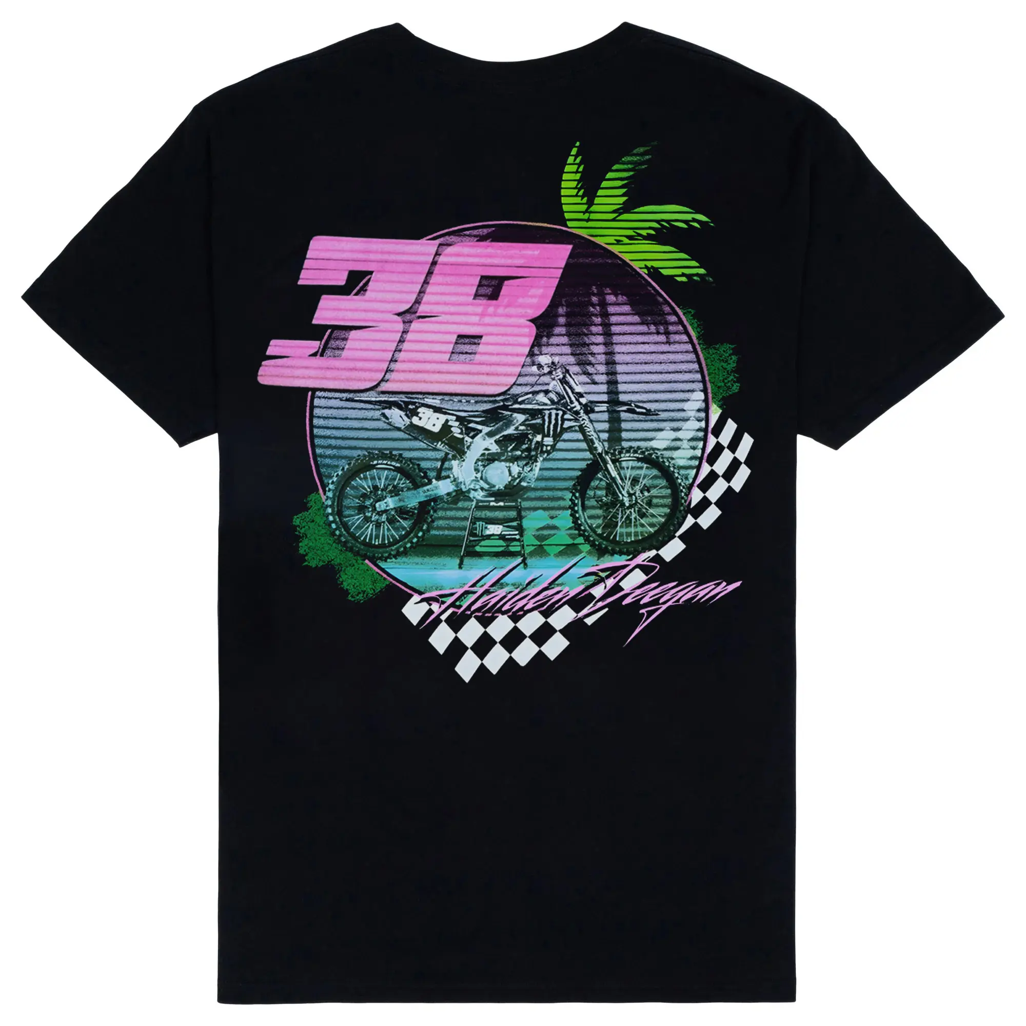 Haiden Deegan 38 Workhorse Graphic Tee Motocross Off-Road Racing Graphic T-Shirt Sweatshirt Hoodie 2 Sided