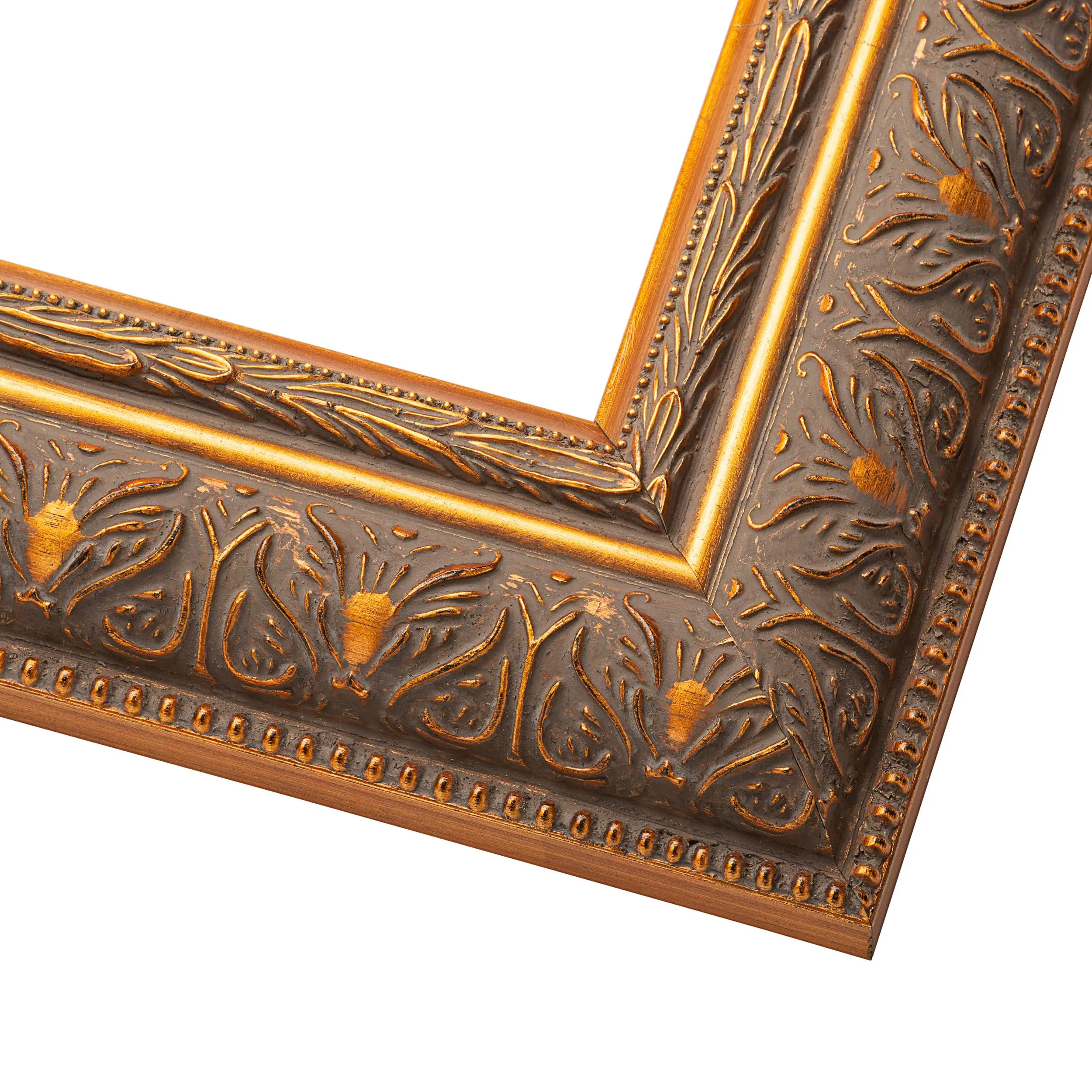 20x30 Museum Gold Picture Frame - UV Acrylic, Foam Board Backing, Hanging Hardware
