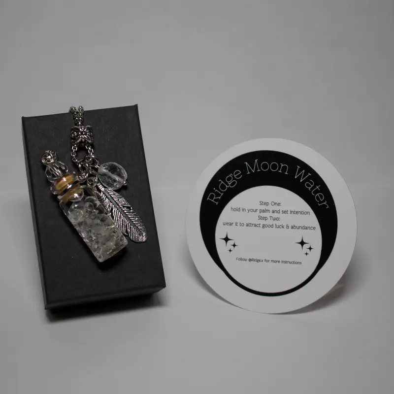2.0 Quartz Moon Water Necklace