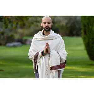 Meditation Shawl / Meditation Blanket / Prayer Shawl for Men Women (Gratitude)