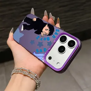 Phone Case - J-Junior H Sad Girlz BOYZ For iPhone 17 16 15 14 13 12 11 PRO MAX PLUS AIR and iPhone 16E AIR XR XS MAX 7 8 Plus Series Mobile Case, with Anti-Drop Matte Back Cover