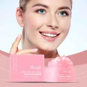 Dna Pdrn Collagen Capsule Cream,Lightweight Moisturizing Hydrating Moisturizer,Rich in Pdrn and Niacinamide,Improves Skin Tone and Texture,Collagen Firming Gel,55g/1.94oz