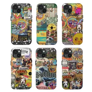 6 Styles Sublime Band Phone Case, Sun Logo Art Edition, 90S Sublime Band Phone Case,  iPhone 17 16 15 14 13 12 11 X XR & Samsung S22 S23 S24 S25, Gift for Fans 9