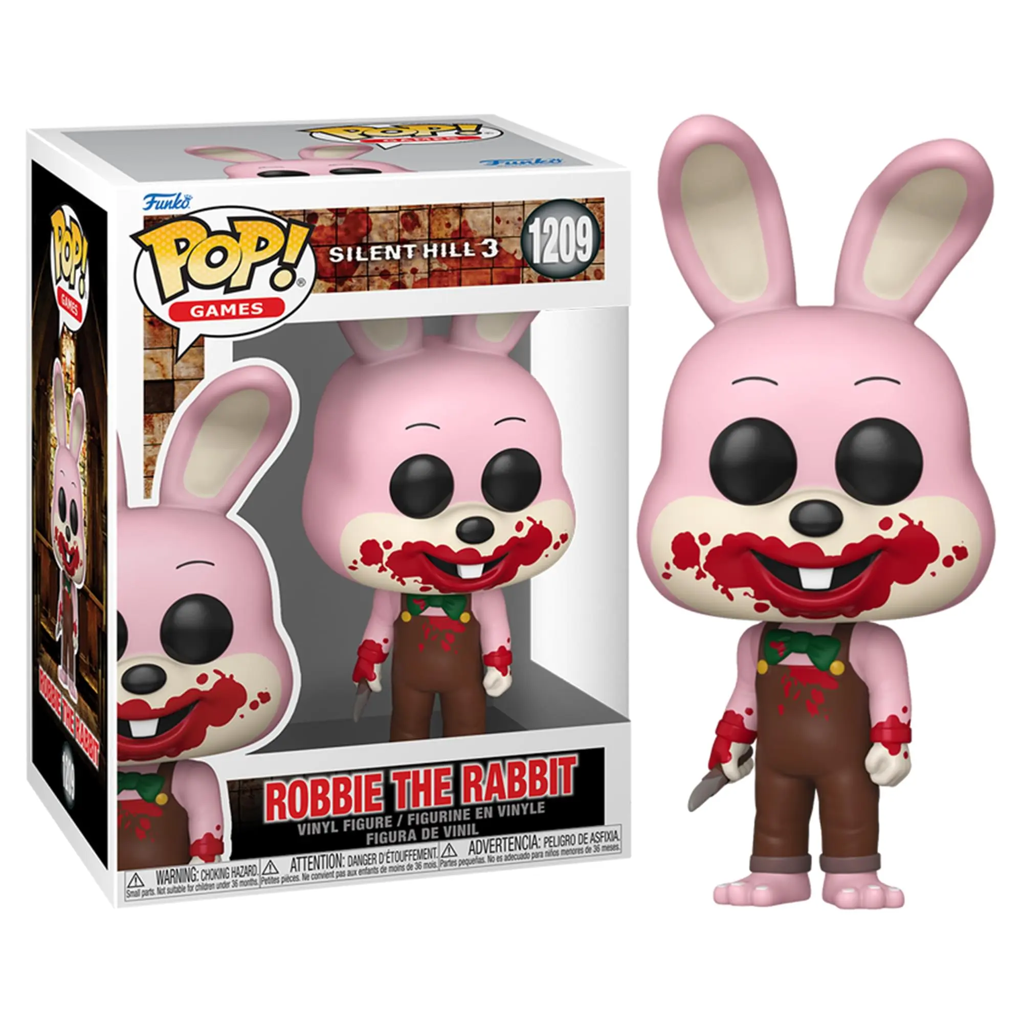 Silent Hill 3 Robbie The Rabbit Licensed Funko POP Games Vinyl Figurine, Collectible Doll, Gaming Collectibles, Cute Decor, Suitable for 12 Years Above