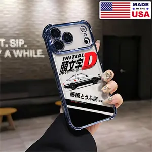 Initial D AE86 Fujiwara Tofu Shop Aesthetic Design Pattern Casing For iPhone 17 16 15 14 13 12 Samsung 22 23 24 25 Plus Pro Max Ultra Soft Silicon TPU Shockproof Protector Vintage Unique Fashion Mobile Phone Case