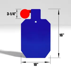 AIMPULSE 16'' x 10'' x 3/8'' AR500 Steel Target