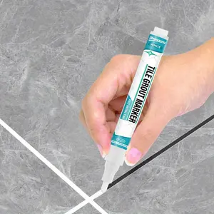 Quick-Dry Waterproof Tile Grout Sealant, Effective Gap Filler for RV Bathroom Kitchen, Repair & Seal Grout Pen for Sinks Toilets, Adhesive