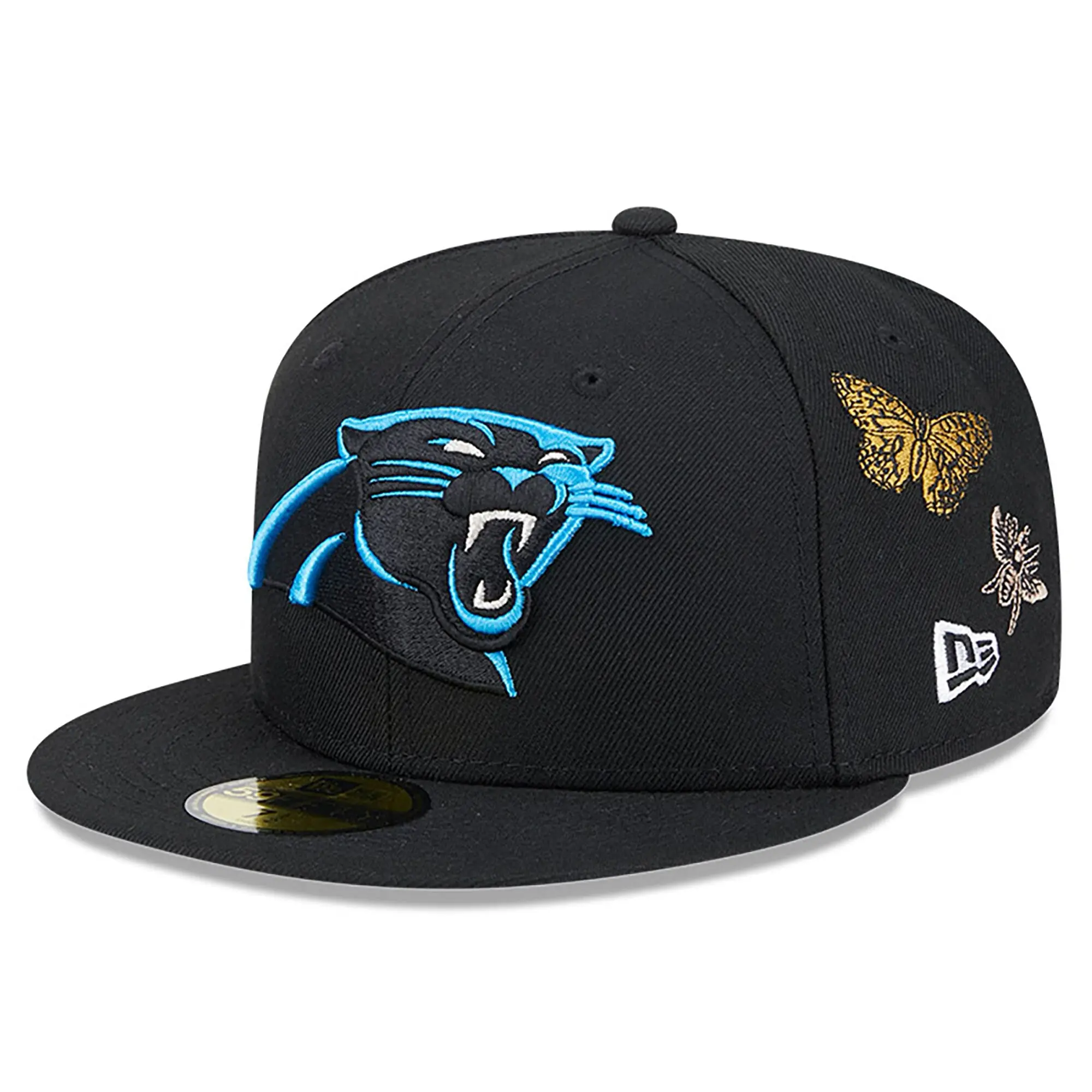 FELT "Carolina Panthers" Black Fitted
