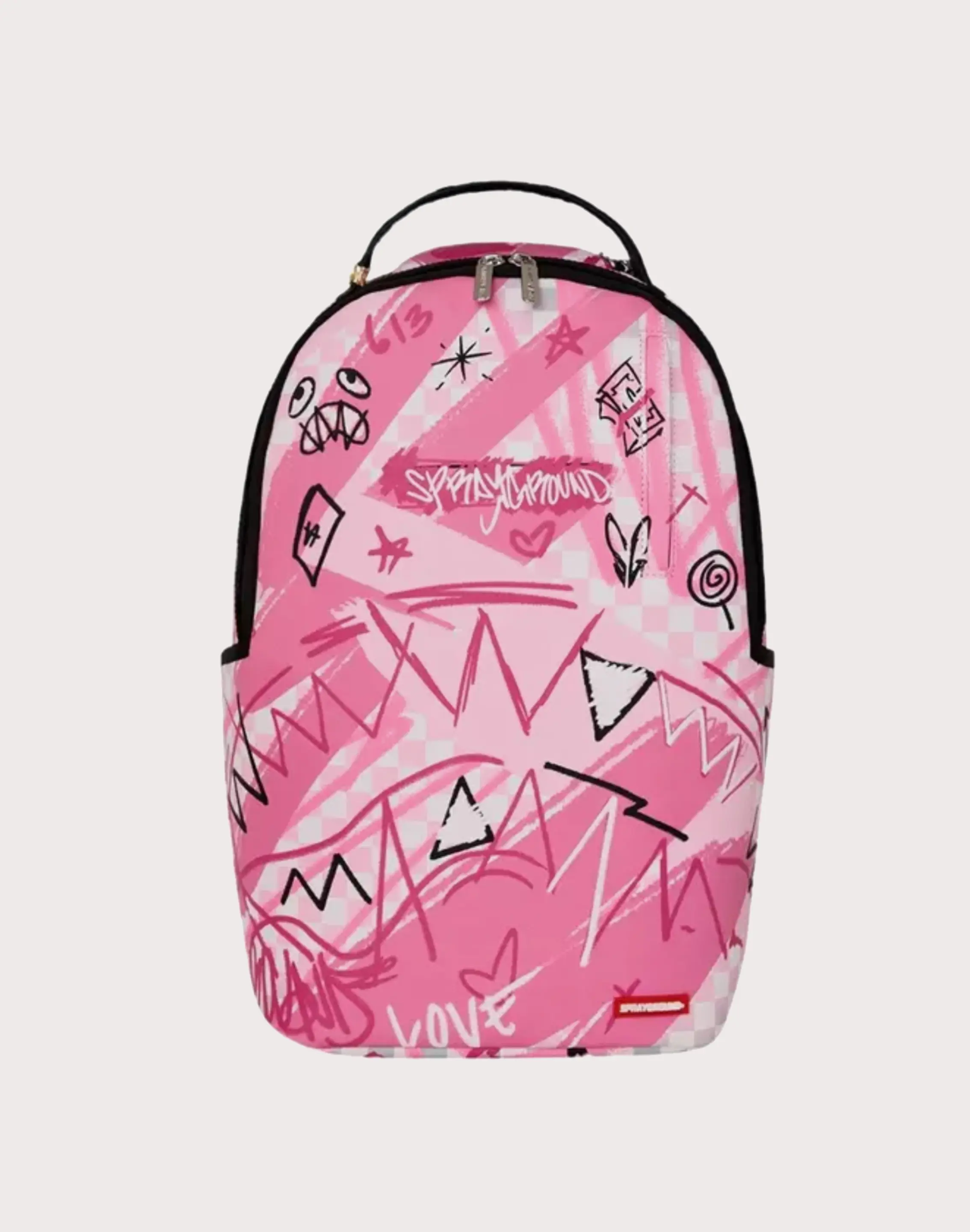Womens Sprayground Smoke Check Backpack
