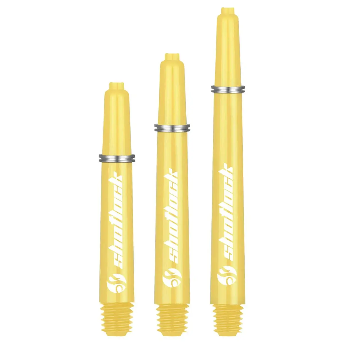 Shot Lock Dart Shafts - Yellow - Medium