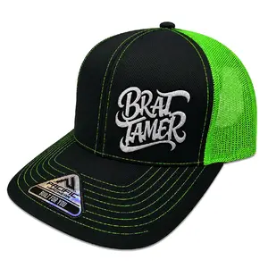 BRAT TAMER Hat (Carbon Fiber Silver Leatherette Patch)
