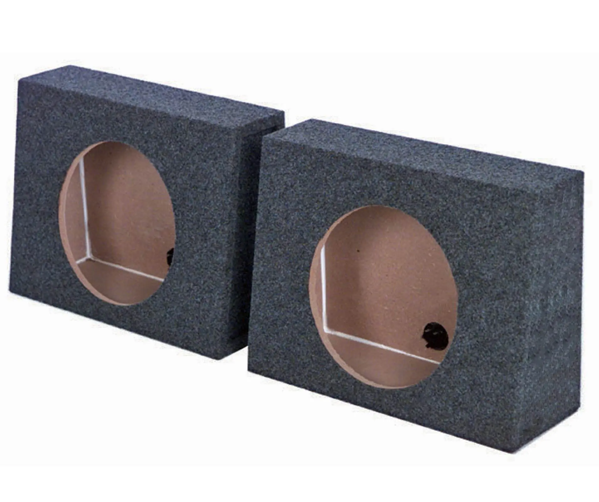 QPower QTW10 Single 10" Sealed Car Audio Subwoofer Sub Box Enclosures (2 Pack) QPower QTW10 Single 10" Sealed Car Audio Subwoofer Sub Box Enclosures (2 Pack)