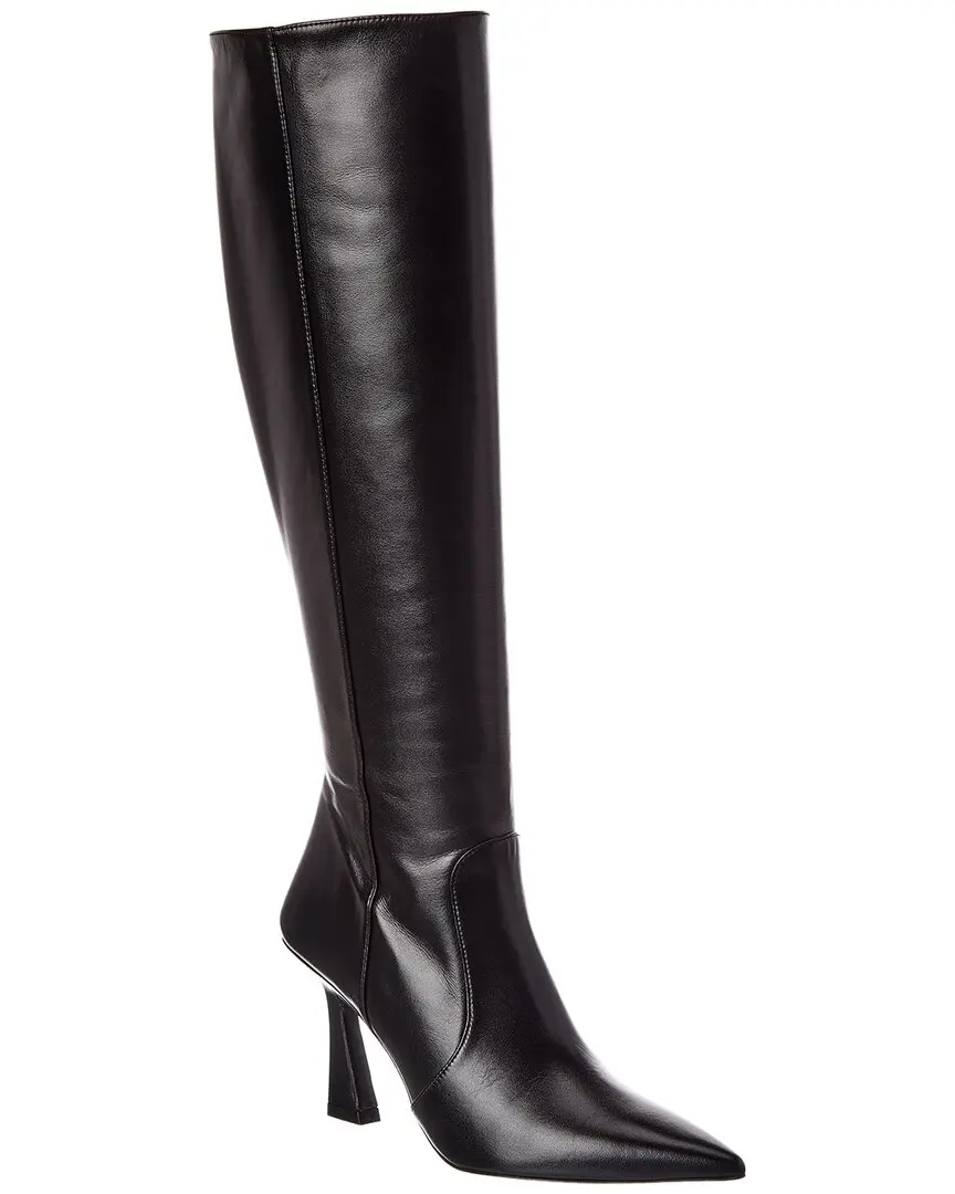 Stuart Weitzman Vinnie Zip Leather Boot 85