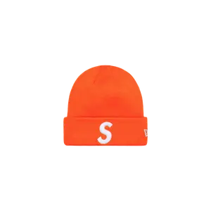 New Era® S Logo Beanie "FW24 orange" SU985