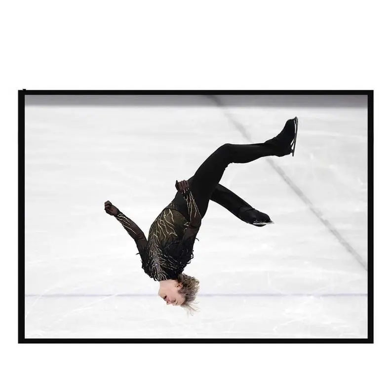 2026 Olympic Back Flip Unframed Paper Poster, Multi-Size Artistic Graphic Print, Home Supplies Home Decor Room Wall Art, Protective Tube Shipped, 11x17-18x24-24x24 in