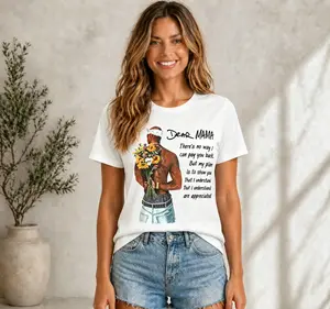 Happy Mother's Day Dear Mama Tupac Unisex Shirt There's No Way I Can Pay You Back Tee - 2Pac Quotes T Shirt Cotton Relaxed Fit Vintage Rapper Sweater