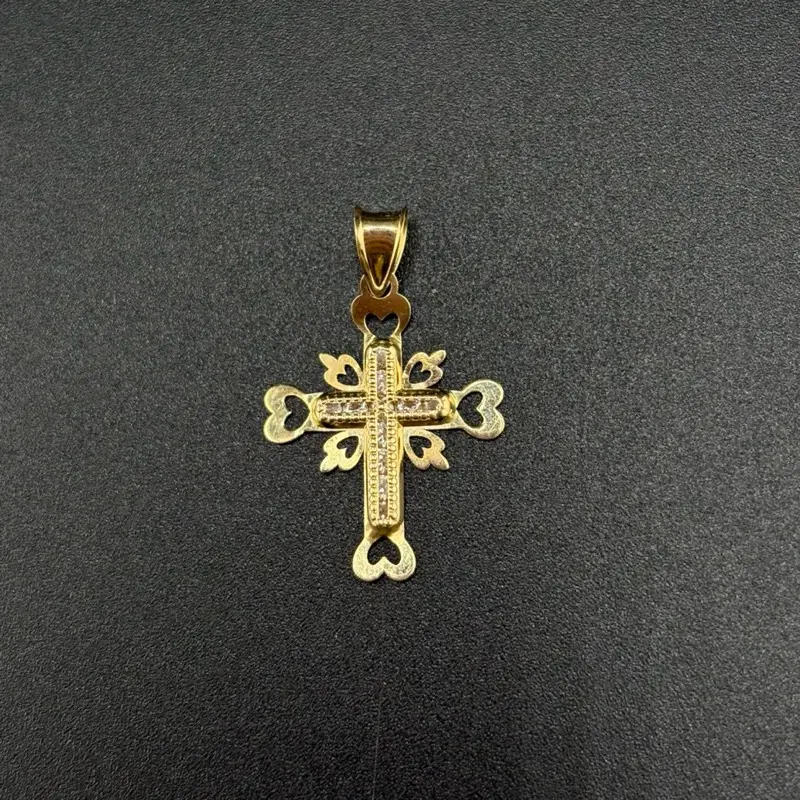 14k Gold Cross Pendant, Dainty Religious Jewelry for Daily Wear or Special Occasions