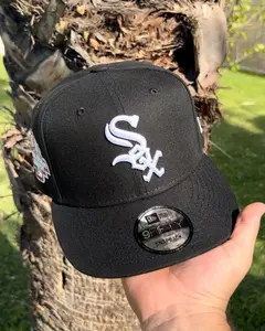 New Era Chicago White Sox Baseball Cap Flat Brim Fitted Hat MLB Streetwear Style