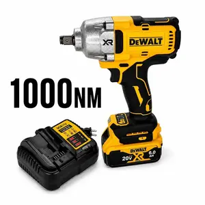 DEWALT DCF900 Kit 1/2In Brushless Cordless High Torque Impact Wrench With Hog Ring Anvil 20V Power Tools DEWALT Battery Charger