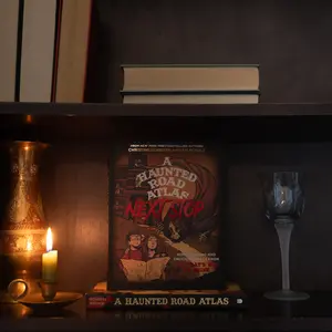 Signed Copy! A Haunted Road Atlas: Next Stop by Christine Schiefer and Em Schulz