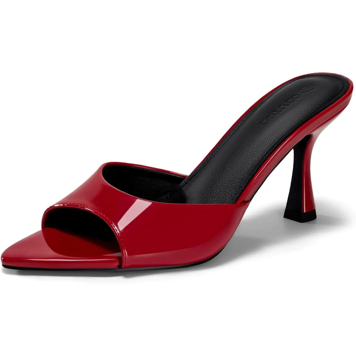 Coutgo Womens Heeled Mules Pointed Peep Toe High Heels Slip On Backless Mule Sandals Dress Shoes summervibes - TikTok Shop Coutgo Womens Heeled Mules Pointed Peep Toe High Heels Slip On Backless Mule Sandals Dress Shoes summervibes - TikTok Shop