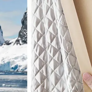 Noise-Reducing Thickened Insulated Winter Bedroom Drapes, Full Light Blocking Heat Resistant Windproof Sunshade Curtain