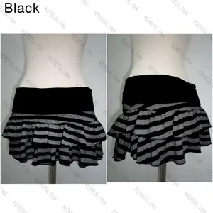 Emo Girls Summer Mini Cute Striped Women's Skirt Streetwear Hip-Hop All-match Fashion Vintage Y2K Hot Girls Slim Women's  Skirt