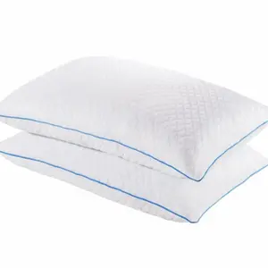 Adjustable Comfort Cooling Pillow 2 Pack - Purelux Memory Foam for Queen