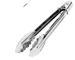 Utility Tongs 12" Stainless Steel Mix Tool Food BBQ Kitchen Salad Grill Serving