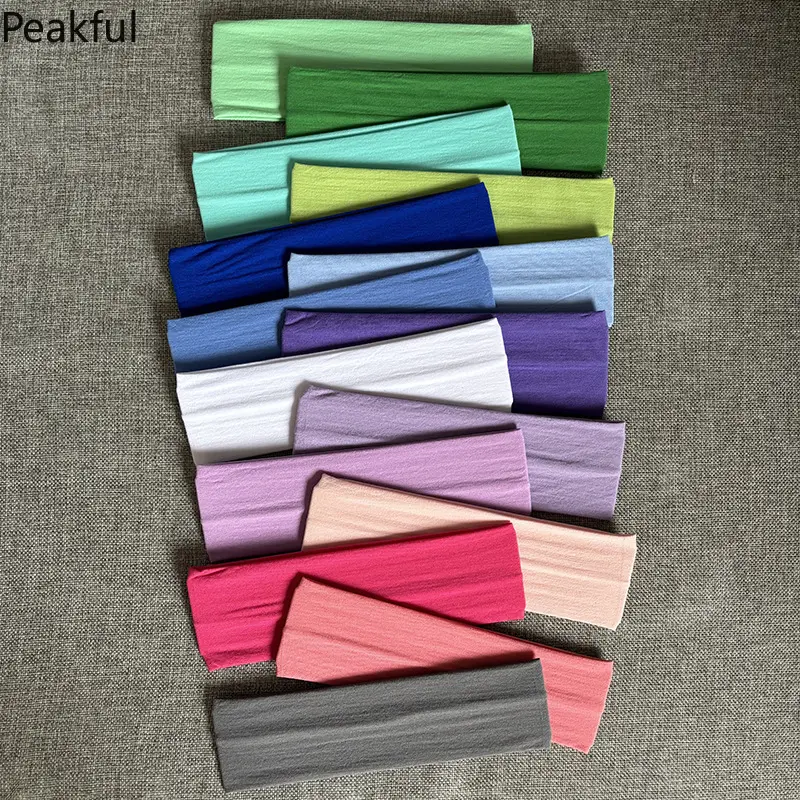 Candy Color Cotton Sports Headband, Trending Thin Summer Moisture Wicking Sweatband, Korean Style Breathable Athletic Hair Band for Men Women, lightweight pure cotton , perfect for running, outdoor sports and summer daily casual styling