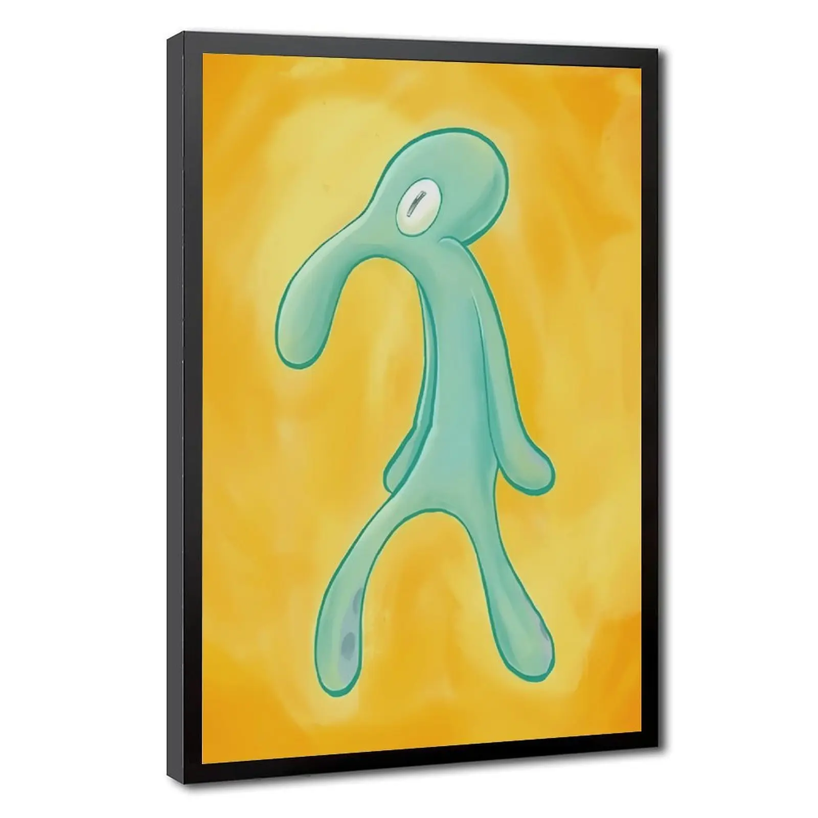 Bold and Brash Squidward Canvas Art: Modern Home Decor  Squidward Painting Print, Abstract Wall Art, Squidward Canvas Poster