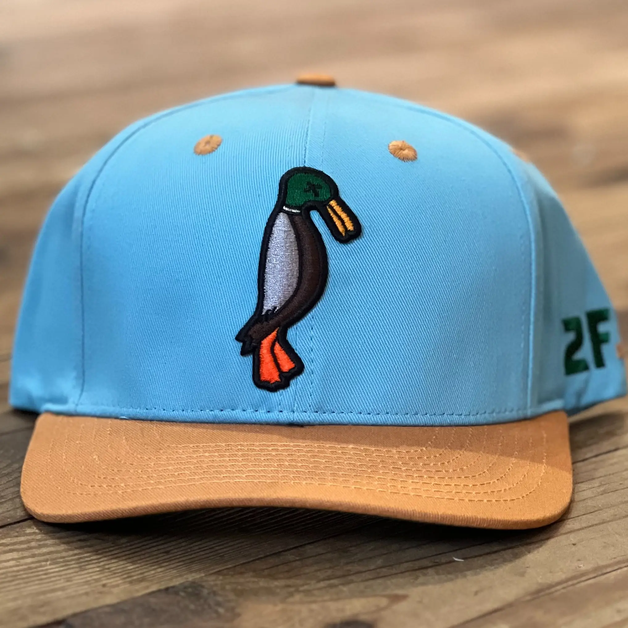 Tan/Baby Blue Snapback