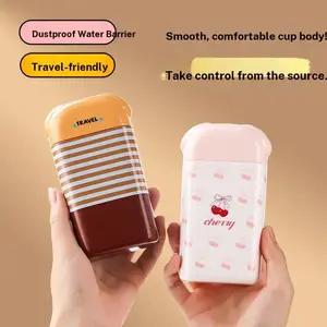 Mini Portable Travel Toothbrush & Toothpaste Set, Toothbrush And Toothpaste Holder, Includes Toothbrush, Toothpaste, Mouthwash Cup, Lightweight, Modern Design, Perfect Gift