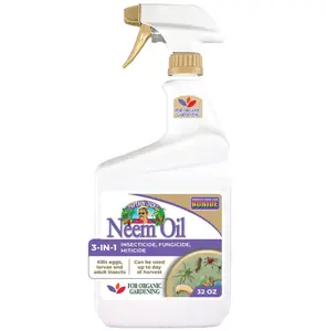 Captain Jack's Neem Oil, 32 oz Ready-to-Use Spray, Multi-Purpose Fungicide, Insecticide and Miticide for Organic Gardening
