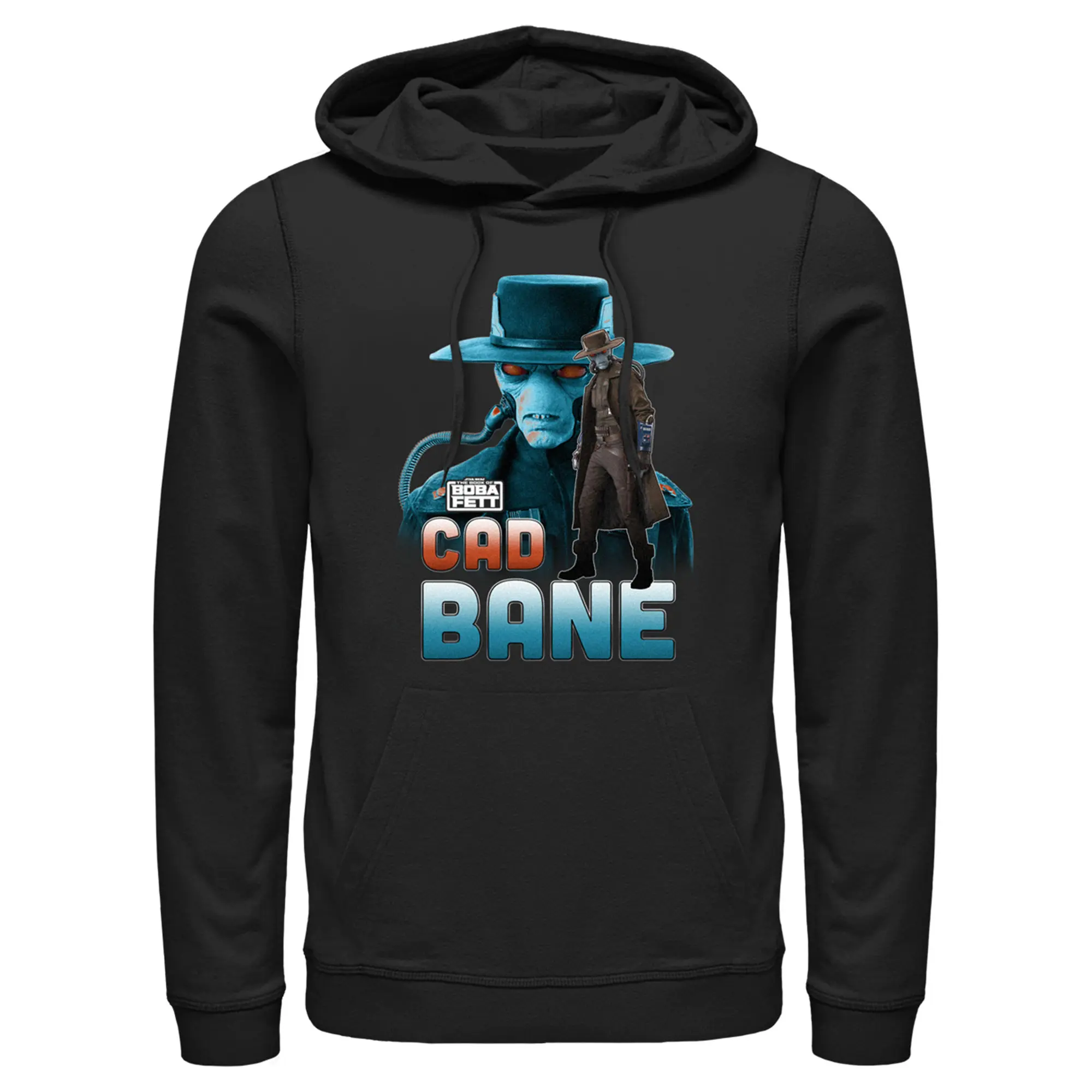 Men's Star Wars: The Book of Boba Fett Cad Bane Mercenary & Bounty Hunter Graphic Hoodie, Menswear Tops, Pull-Over Hoodies Streetwear Merch, Merch Hoodie
