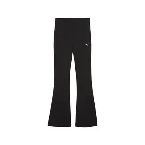 PUMA Womens Essentials High Waist Flared Leggings Casual - Black