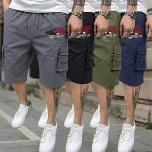 4-Pack Men's Multi-Pocket Outdoor Tooling Shorts
