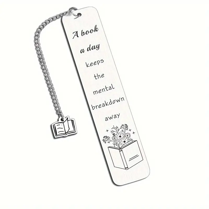Stainless Steel Bookmark, 1 Set Reading Bookmark, Book Page Markers, Book Lover Gift, Book Accessories, Office Stationery & Supplies