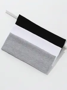 3pcs-Set-Solid-Color-Breathable-Moisture-Wicking-Sports-Headbands-Suitable-For-Gym-Workouts-Running-And-Daily-Wear-Hair-Band-Turban-Headband-Sweatband-Hairband