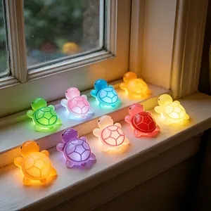 Cute Mini Resin Turtle Glow in Dark Home Decoration Gift for Turtle Lovers