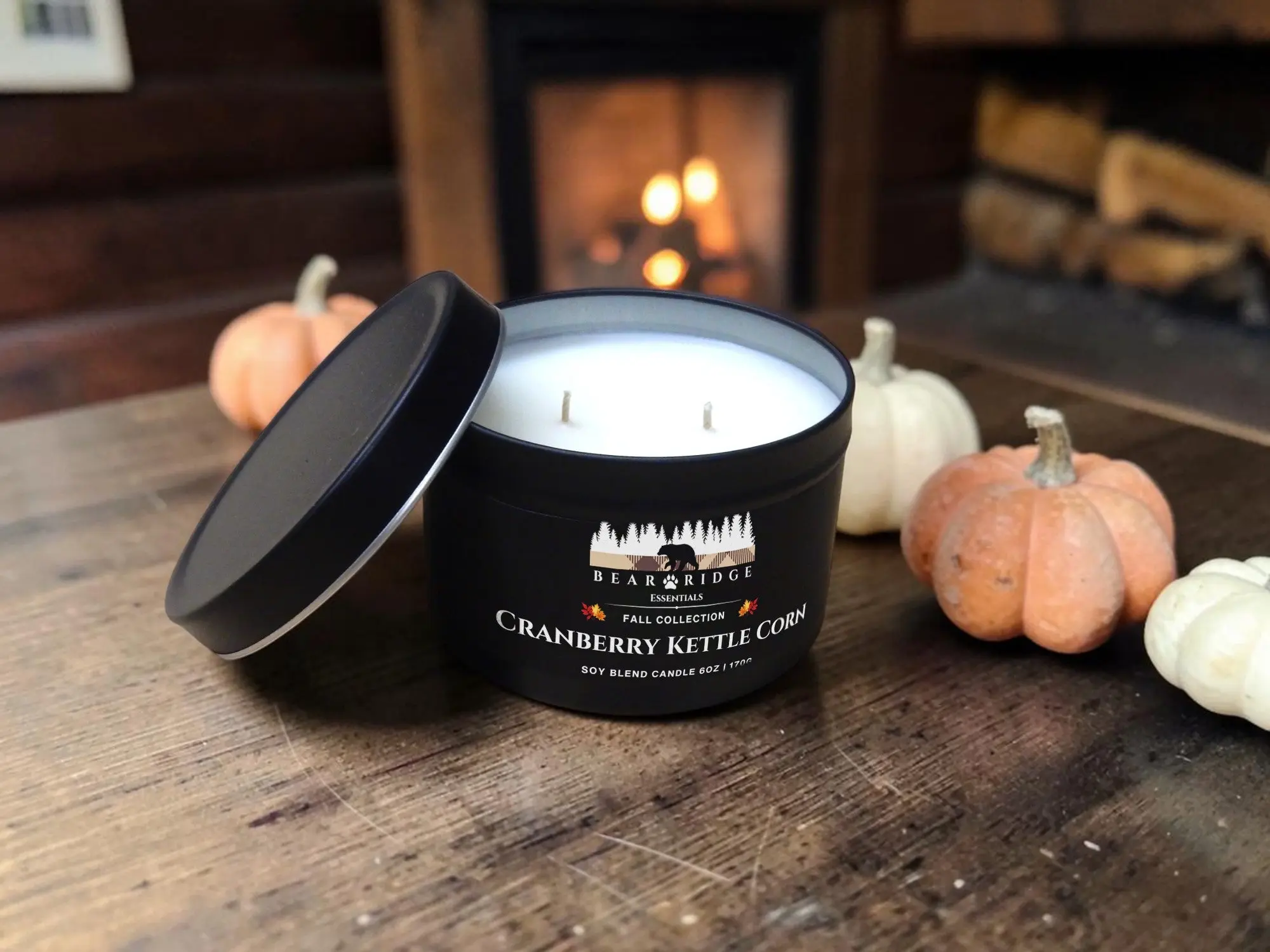 Cranberry Kettle Corn 6 oz. Candle